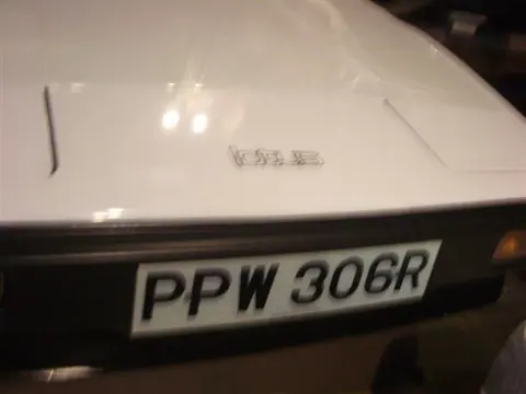 Lotus Esprit S1 chassis 122G registration PPW 306R historical archive photograph 122