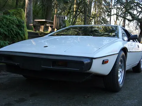Lotus Esprit S1 chassis 319H registration MTQ 278 and WETNELLIE historical archive photograph 46