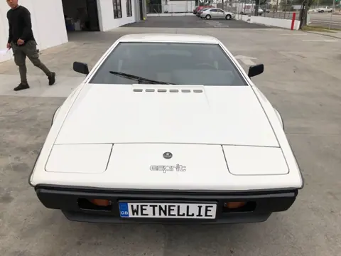 Lotus Esprit S1 chassis 319H registration MTQ 278 and WETNELLIE historical archive photograph 5
