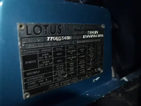 Lotus Esprit S1 chassis 348H historical archive photograph 1