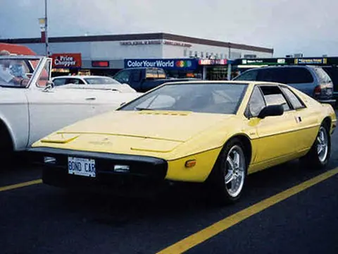 Lotus Esprit S1 chassis BOND CAR registration BOND CAR historical archive photograph 1